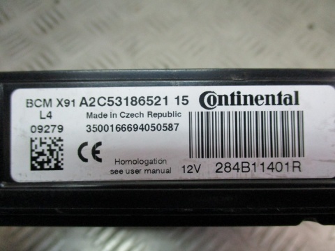 RENAULT LAGUNA III 2,0DCI Moduł sterownik BCM 284B11401R