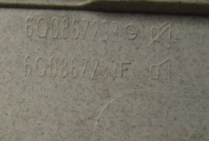 VW POLO IV LIFT OSŁONY SŁUPKÓW 6Q0867234F 6Q0867233F