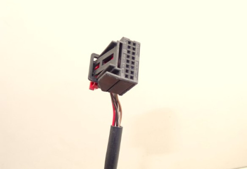 AUDI A6 C6 LUSTERKO PRAWE 5PIN CZARNE WERSJA ANGIELSKA