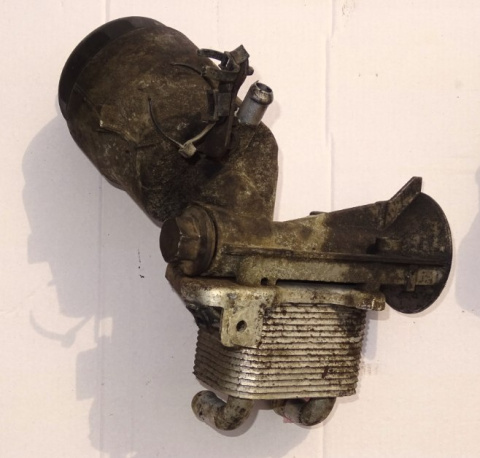 OPEL ASTRA H 1,7 Z17DTH OBUDOWA PODSTAWA FILTRA OLEJU CHŁODNICZKA