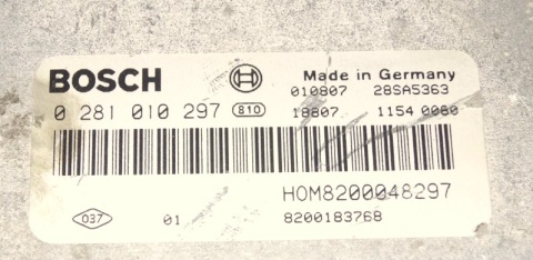 KOMPUTER RENAULT LAGUNA1,9DCI BOSCH 0281010297