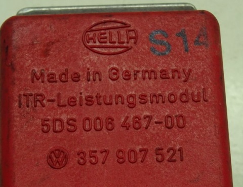 REZYSTOR DMUCHAWY AUDI A4 B5 (8D) 357907521