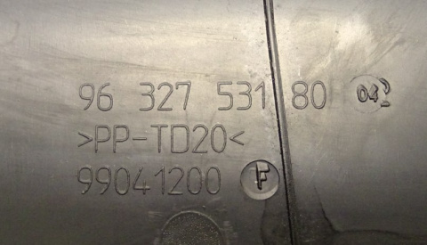 CITROEN C5 I POKRYWA BEZPIECZNIKÓW 9632753180