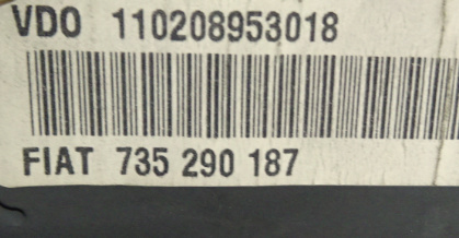 ALFA 147 LICZNIK ZEGARY 735290187 EU