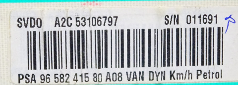 PEUGEOT 1007 1,4 16V LICZNIK ZEGARY 9658241580