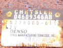 CHRYSLER 300M 3,5 V6 ROZRUSZNIK 04609346AB