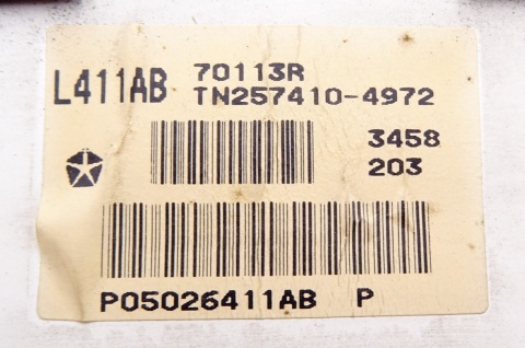 CHRYSLER 300M 3.5B LICZNIK ZEGARY P05026411AB EU