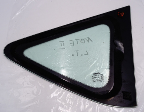 NISSAN NOTE II 2014 SZYBA KAROSERYJNA LEWY TYŁ