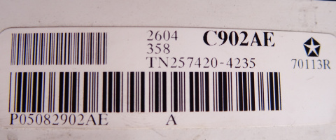 PACIFICA CS 3,5 LICZNIK ZEGARY P05082902AE