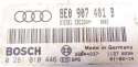 KOMPUTER SILNIKA AUDI A4 B6 2.5 V6 TDI 8E0907401B