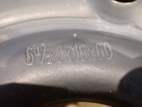 FORD TRANSIT MK8 CUSTOM FELGA 16" ORYG 6,5Jx16x6 - JAK NOWA BK21-1007-FB