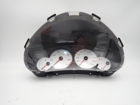 PEUGEOT 206 LICZNIK ZEGARY OBROTOMIERZ 2 WTYCZKI 9643401580 TYLKO 82361KM