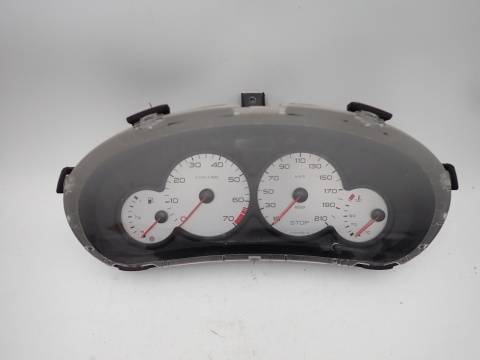 PEUGEOT 206 LICZNIK ZEGARY OBROTOMIERZ 2 WTYCZKI 9643401580 TYLKO 82361KM