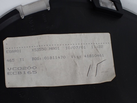 PEUGEOT 206 LICZNIK ZEGARY OBROTOMIERZ 2 WTYCZKI 9643401580 TYLKO 82361KM