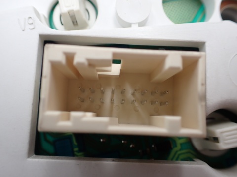 PEUGEOT 206 LICZNIK ZEGARY OBROTOMIERZ 2 WTYCZKI 9643401580 TYLKO 82361KM