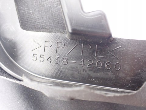 TOYOTA bZ4X SUBARU SOLTERRA OSŁONA KOLUMNY STACYJKI SKÓRA DEKOR ZAŚLEPKA EU