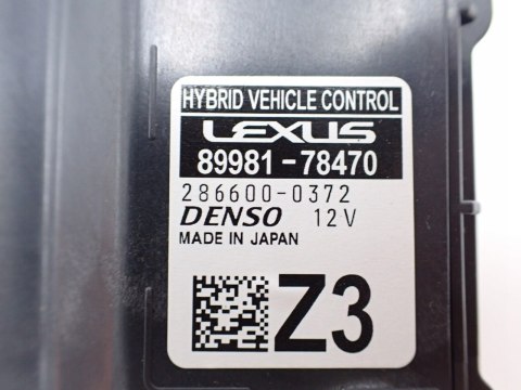 LEXUS NX 450 h+ 2021- MODUŁ STEROWNIK HYBRID VEHICLE CONTROL - JAK NOWY EU 286600-0372 89981-78470