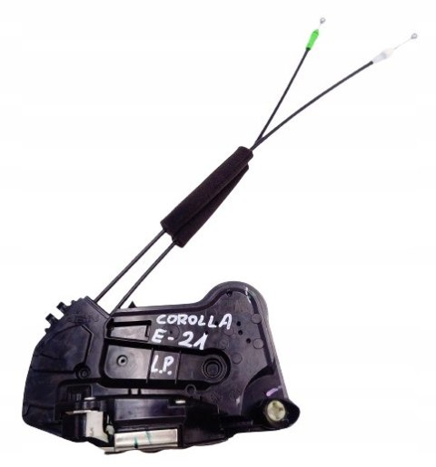 TOYOTA COROLLA E21 XII ZAMEK DRZWI LEWY PRZÓD 6 PIN - jak nowy EUROPA