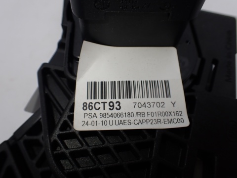 BERLINGO PARTNER COMBO PROACE pedał gazu potencjometr JAK NOWY 9854066180