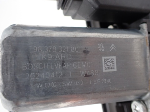 BERLINGO PARTNER COMBO PROACE DOBLO podnośnik mechanizm szyby prawy tył