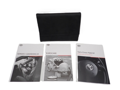 TOYOTA YARIS CROSS INSTRUKCJA PODRĘCZNIK UŻYTKOWNIKA ETUI GWARANCJA KPL - JAK NOWE
