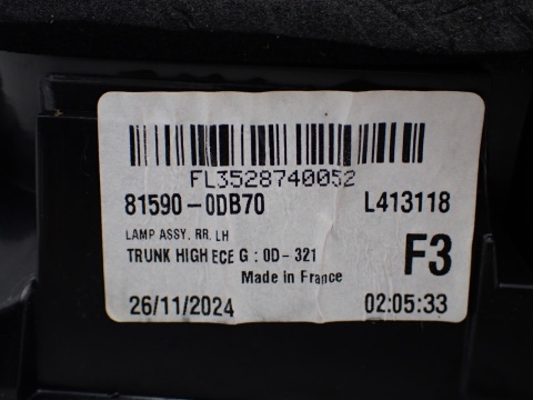 Toyota Yaris Cross LAMPA LEWY TYŁ KLAPA LED 815900DB70 - JAK NOWA OE EU