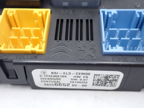 BERLINGO RIFTER COMBO DOBLO PROACE CORSA MODUŁ KOMFORTU STEROWNIK BSI 9855665280 - JAK NOWE OE EU